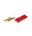 Connecteur 2mm plaqué or avec détrompeur (par 10)