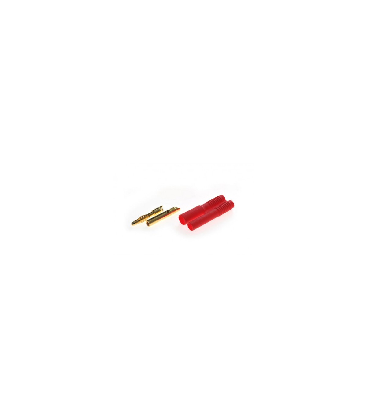 Connecteur 2mm plaqué or avec détrompeur (par 10)