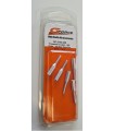 Embout alu M3 pour tube 4mm (par 5)