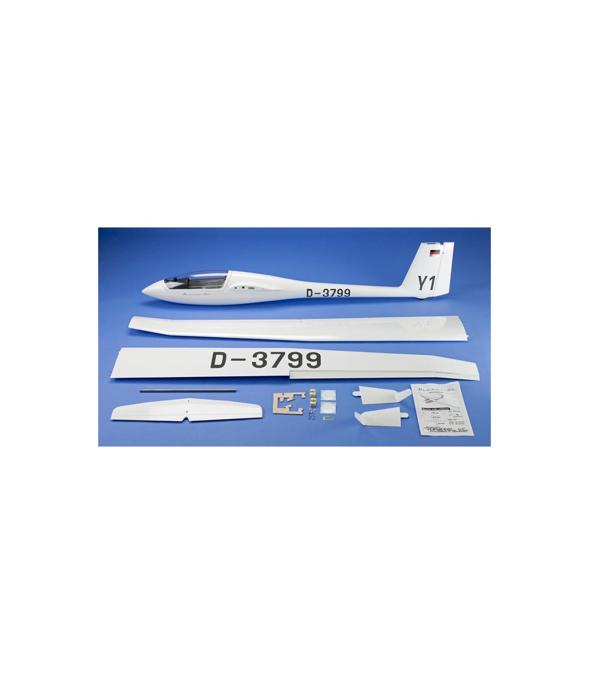 Planeur Discus 2a De-luxe 3750 mm