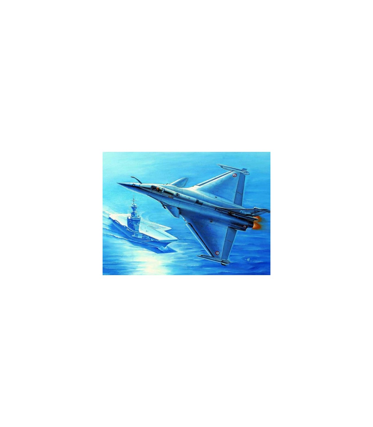 Maquette d'avion en plastique Rafale M French Fighter 1/48