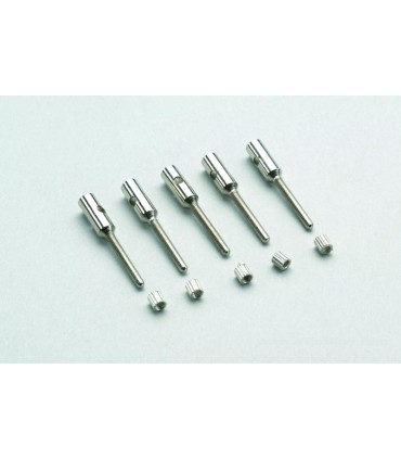 Embout alu M2.5 pour tube 4mm (par 5)