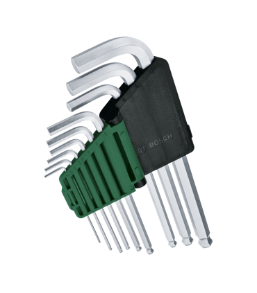 Set de 9 clés 6 pans BOSCH