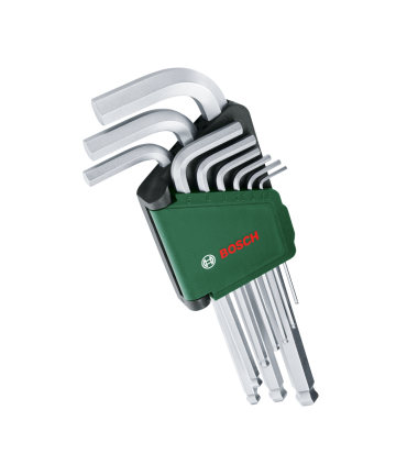Set de 9 clés 6 pans BOSCH