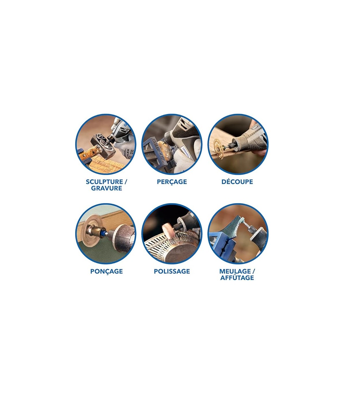Outil multifonction Dremel 4250 JA avec kit de 35 accessoires