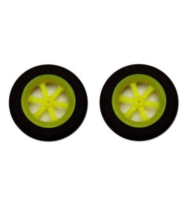 Roues en mousse ultra légères 46mm (par 2)