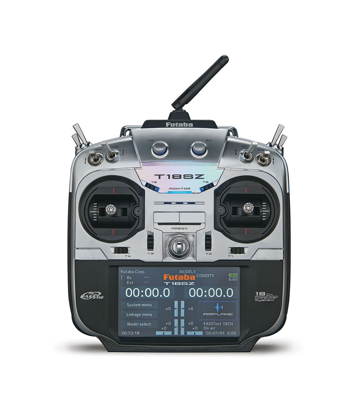 Radiocommande T18SZ Potless FUTABA Mode 1 ou 2