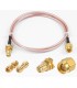 Câble Coaxial Vecys SMA Mâle vers SMA Femelle