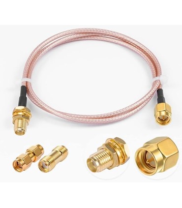 Câble Coaxial Vecys SMA Mâle vers SMA Femelle