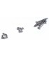 Vis en tôle cruciformes 2,0x10mm 30pcs. acier inoxydable