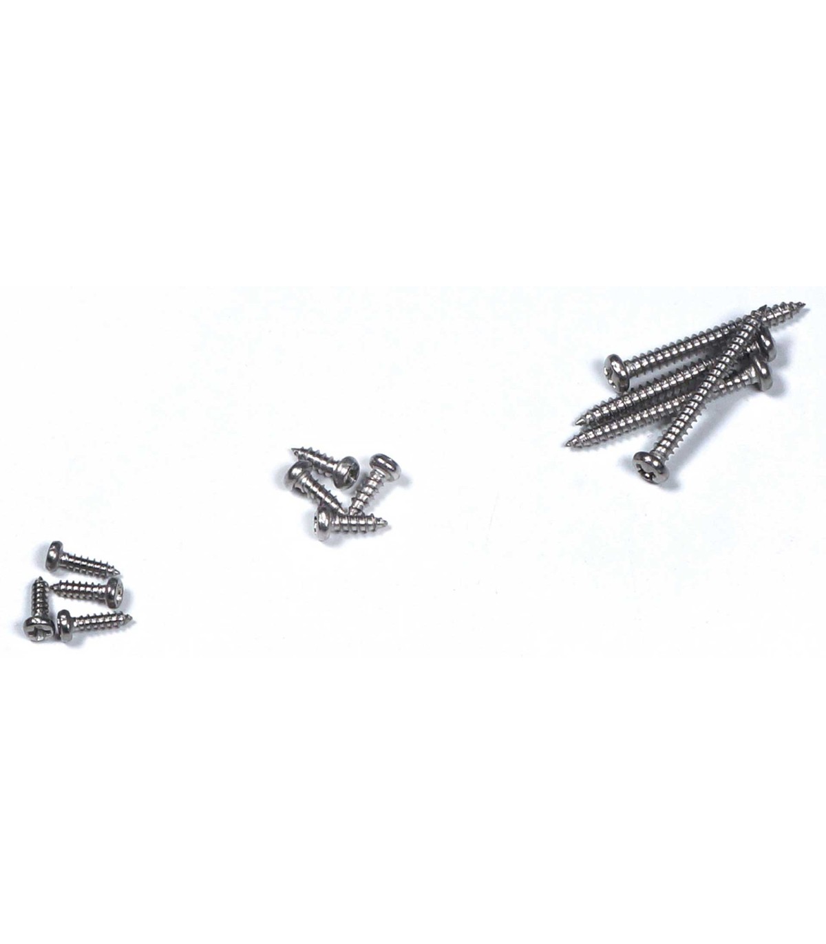 Vis en tôle cruciformes 2,0x10mm 30pcs. acier inoxydable
