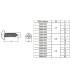 Vis en tôle cruciformes 2,2x14mm 30pcs. acier inoxydable