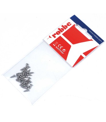 Vis à tête plate 1,7x6mm 30pcs Acier inoxydable