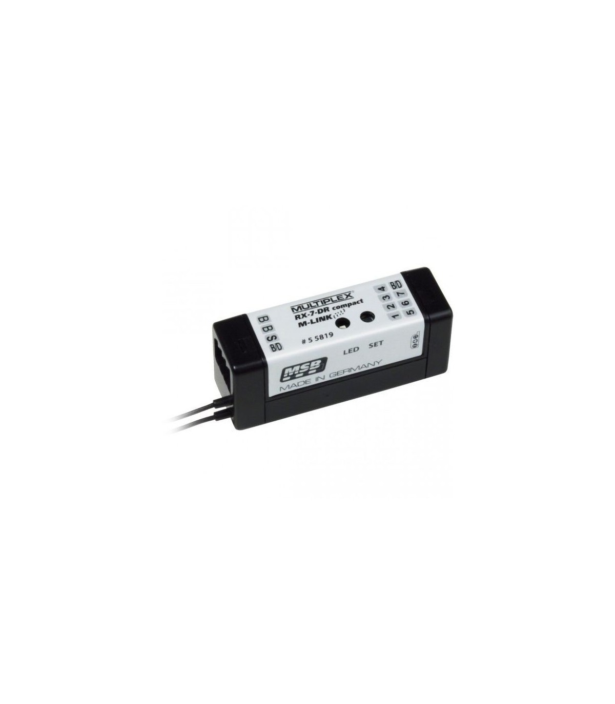 Récepteur RX-7-DR compact M-Link 2.4Ghz Multiplex !!!précommande!!!