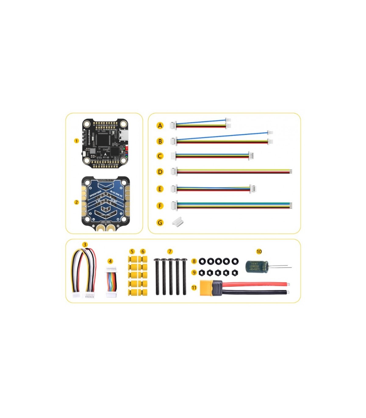 speedybee f7 50a 30x30