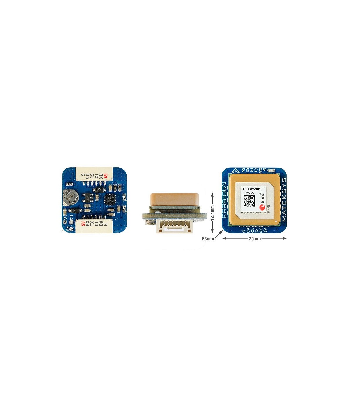 Module GNSS et compas M10Q-5883 Matek