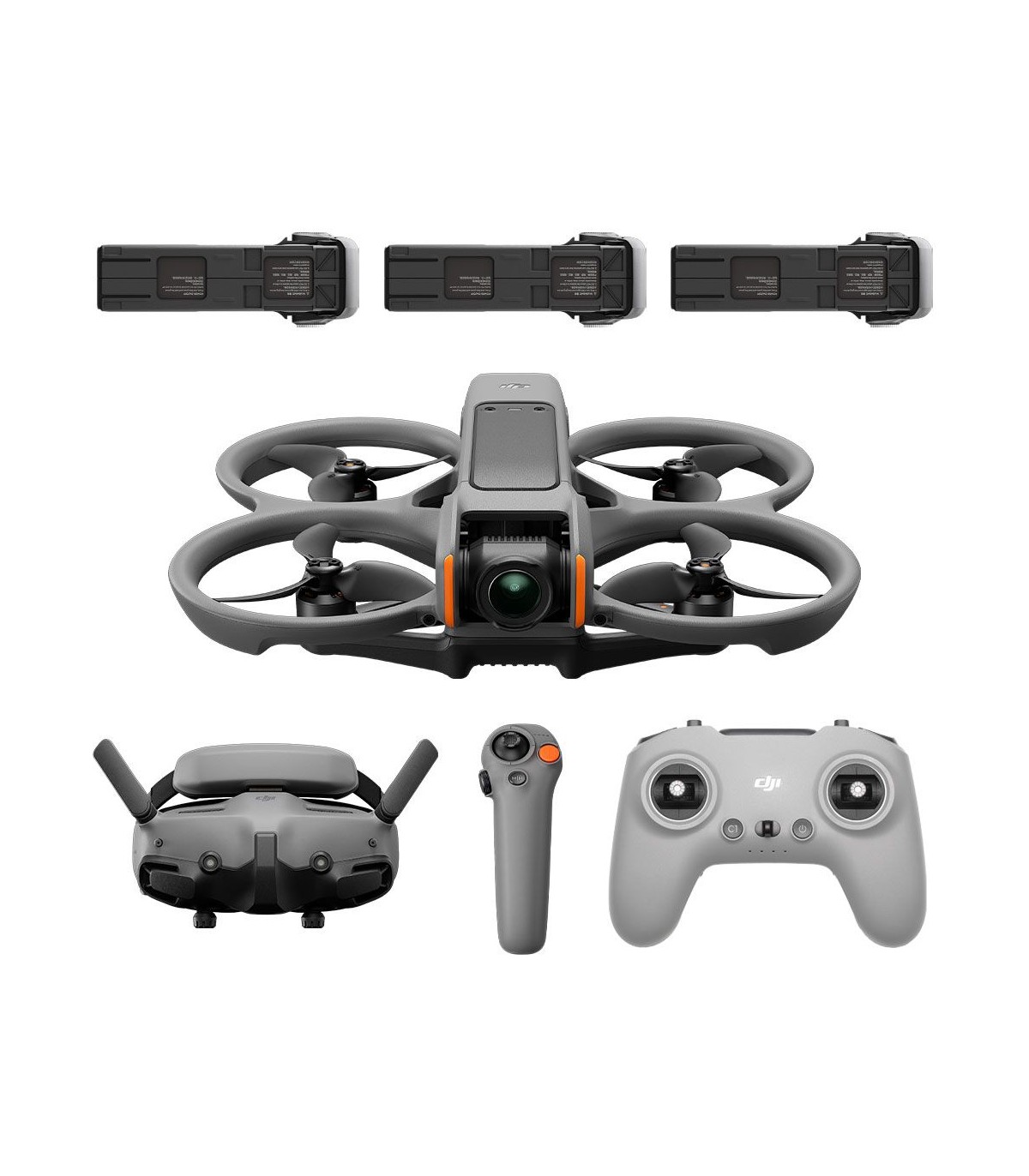 DJI Avata 2 Fly More Combo avec radiocommande 3 DJI FPV (PRECOMMANDE)