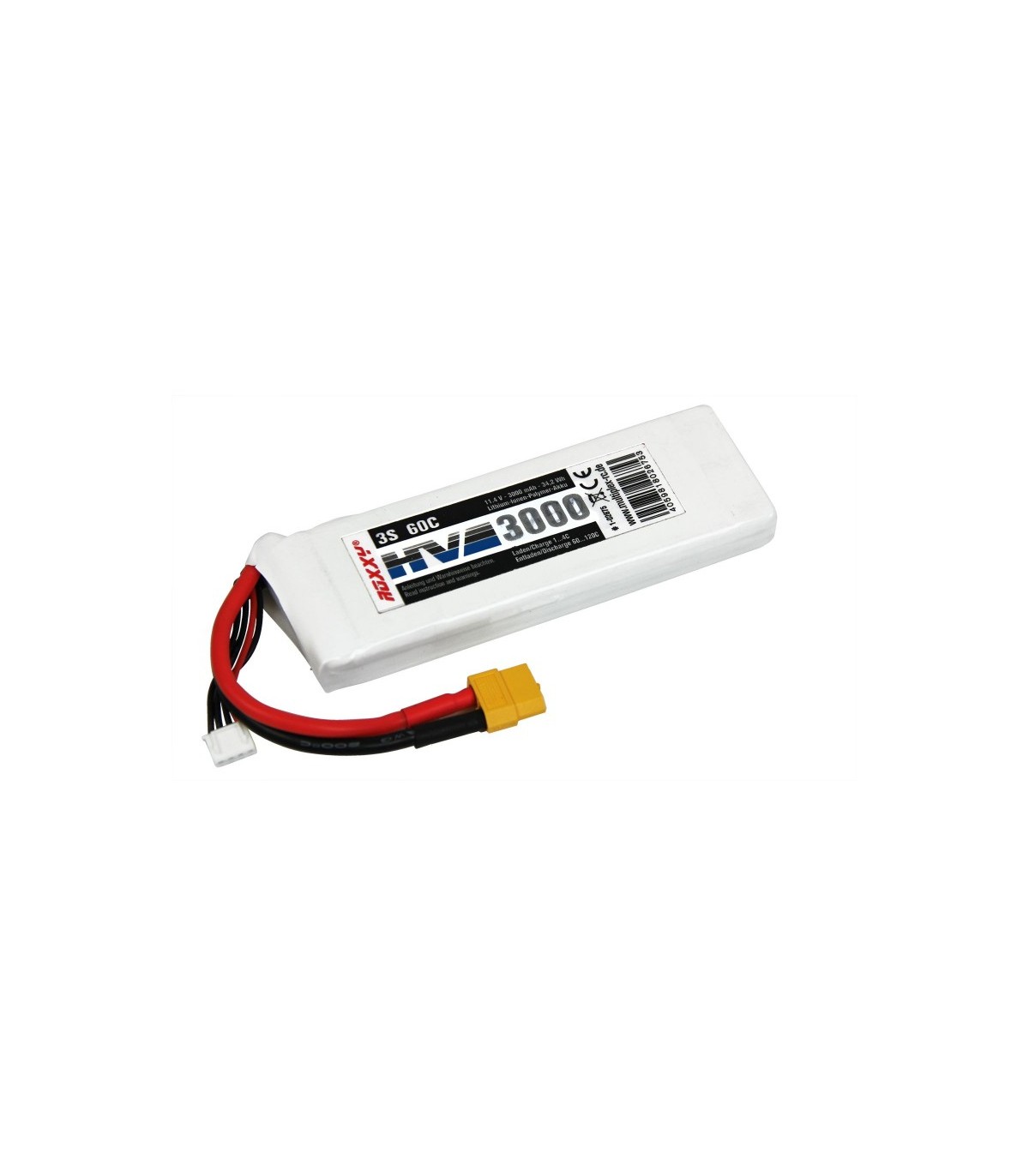 Batterie lipo HV Roxxy 3S 11.4v 3000MAH 60C