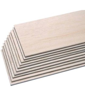 Planche balsa 100mm x 1m - 2mm (Promo) Air Loisirs