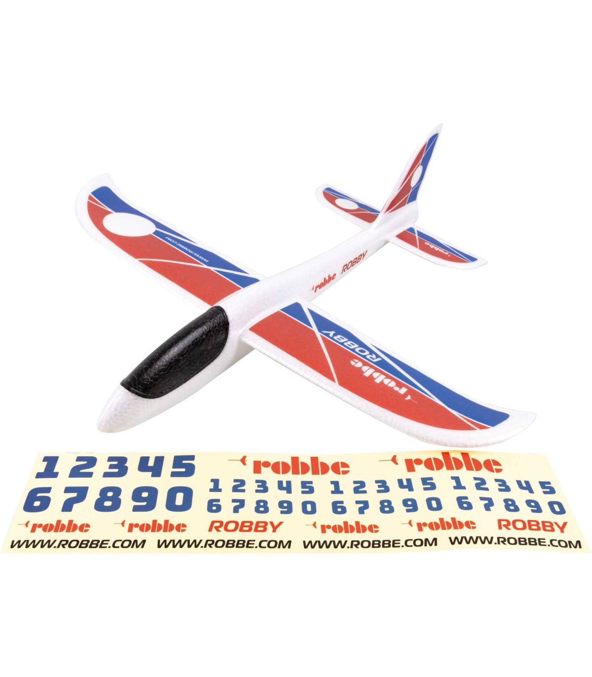 Planeur Robby lancer main 0,48m
