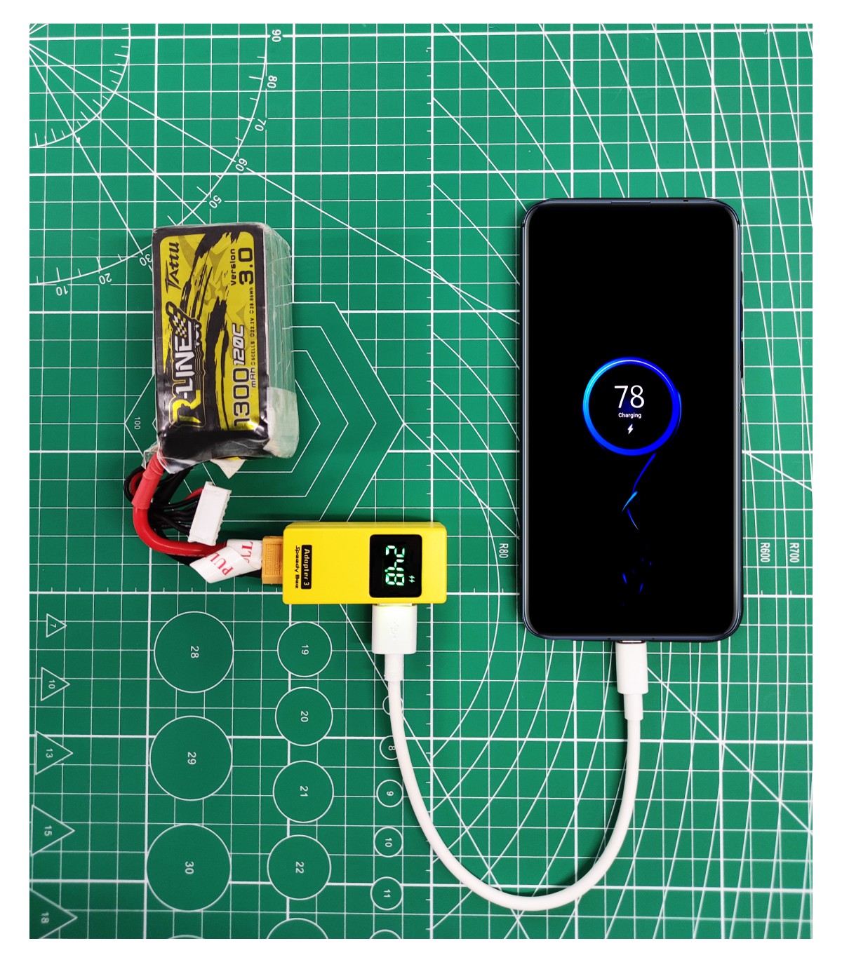 câble de charge super rapide (6A) USB A vers USB C