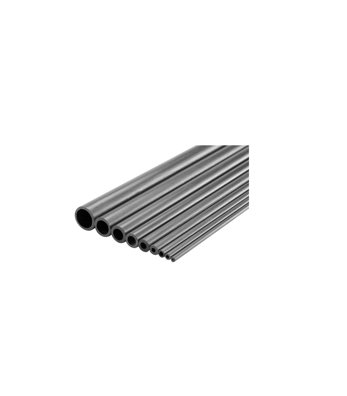 Tube carbone 2x1x1000mm