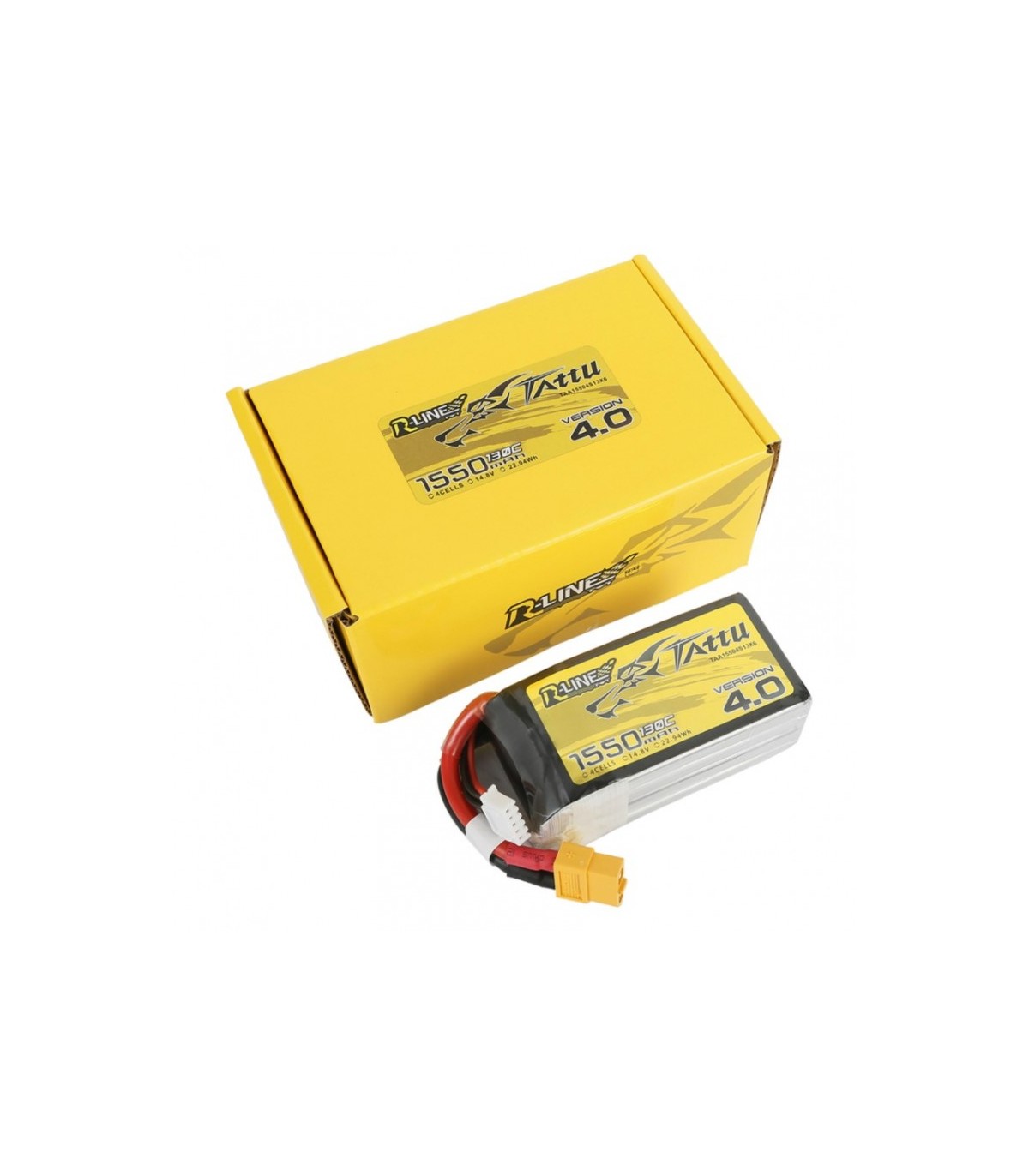 Batterie Lipo 4S 1550mAh 130C Tattu Rline V4