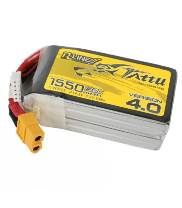 Batterie Lipo 4S 1550mAh 130C Tattu Rline V4