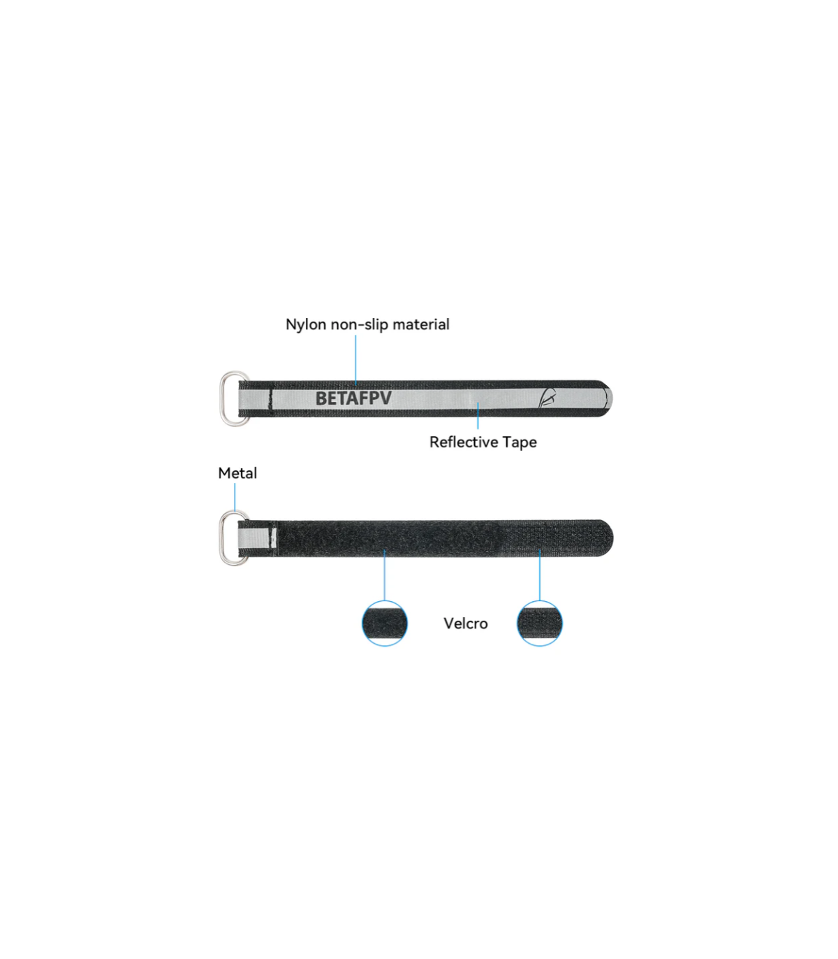 Strap Beta FPV 130mm (par 2)