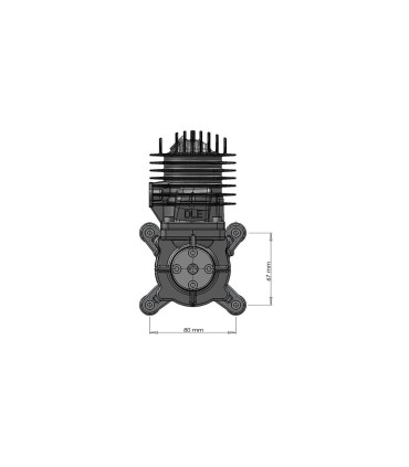 Moteur DLE 55 2 temps essence