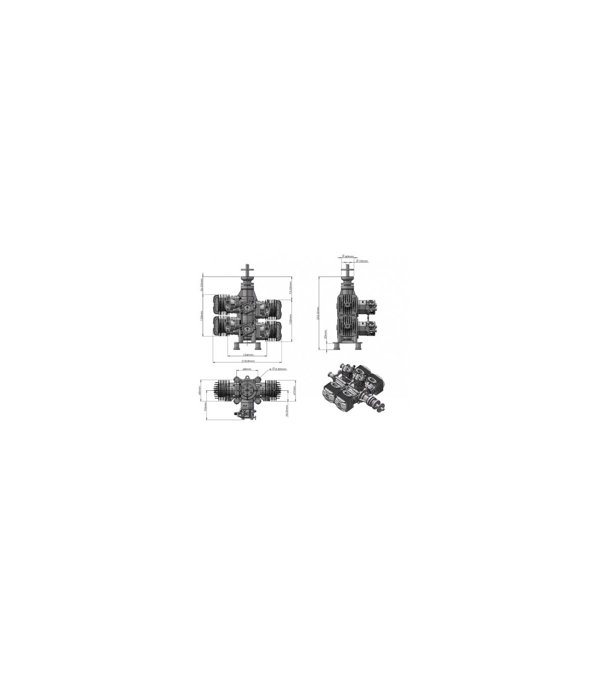 Moteur DLE 120 T4