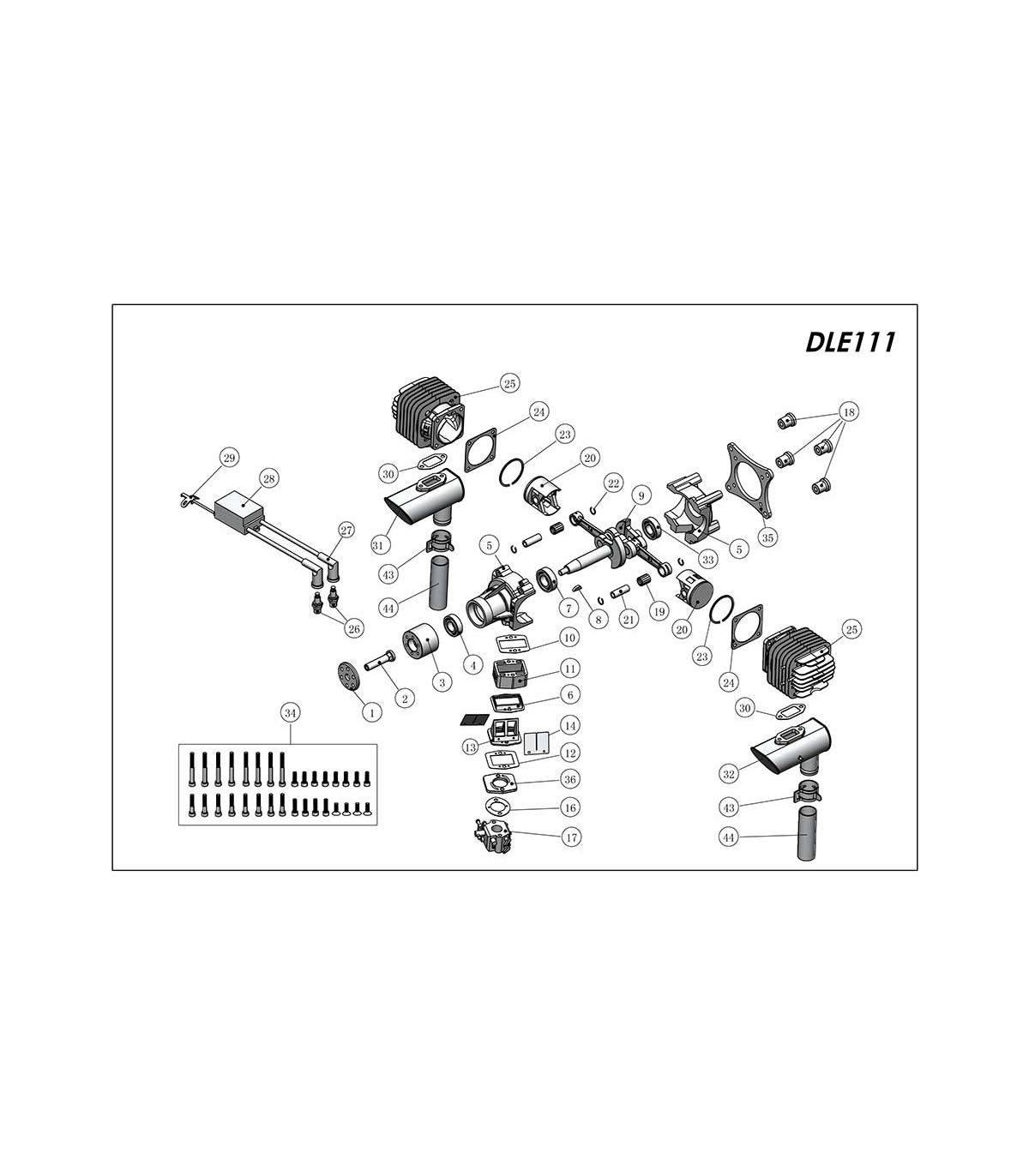Moteur DLE 111 V3
