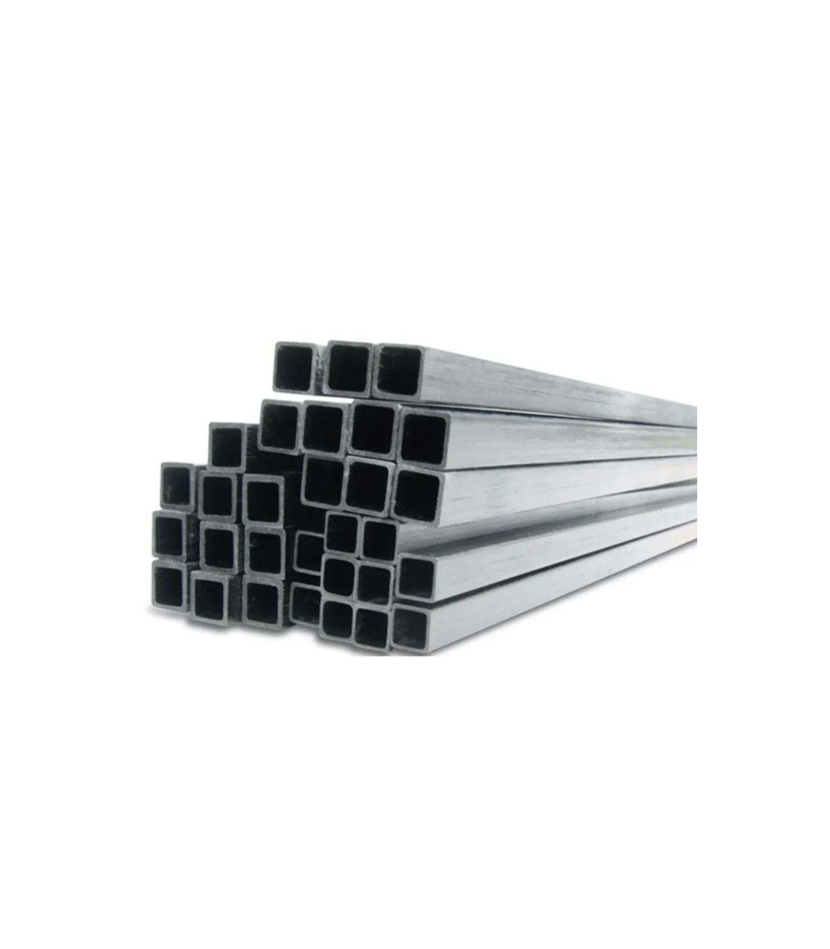 Tube carré carbone 4x4x1000mm