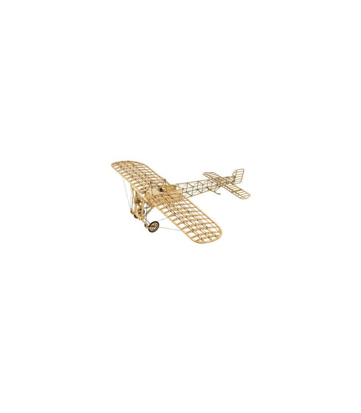 Maquette d'avion en bois Blériot IX statique 1/23