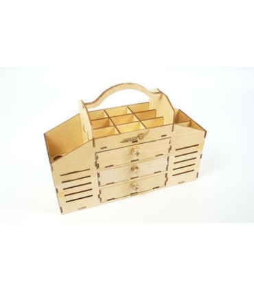 Caisse de terrain en bois à monter