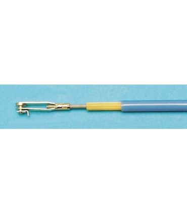 Commandes semi flexibles bleues 914mm x 2mm (par 2)
