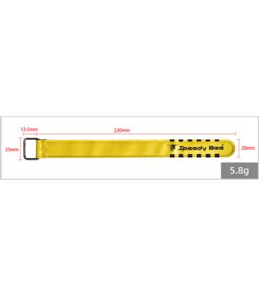 Straps speedybee 233,5x25mm (par 3)