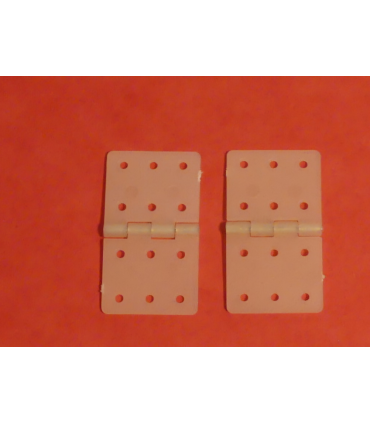Charnières nylon 16 x 29mm (par 10)