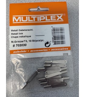 Chapes métal M3 Multiplex (x10)