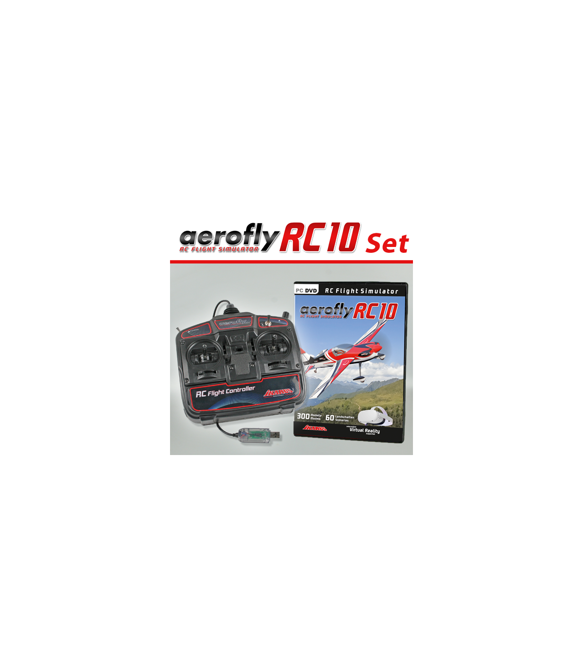 Simulateur Aerofly RC10 avec Game Commander