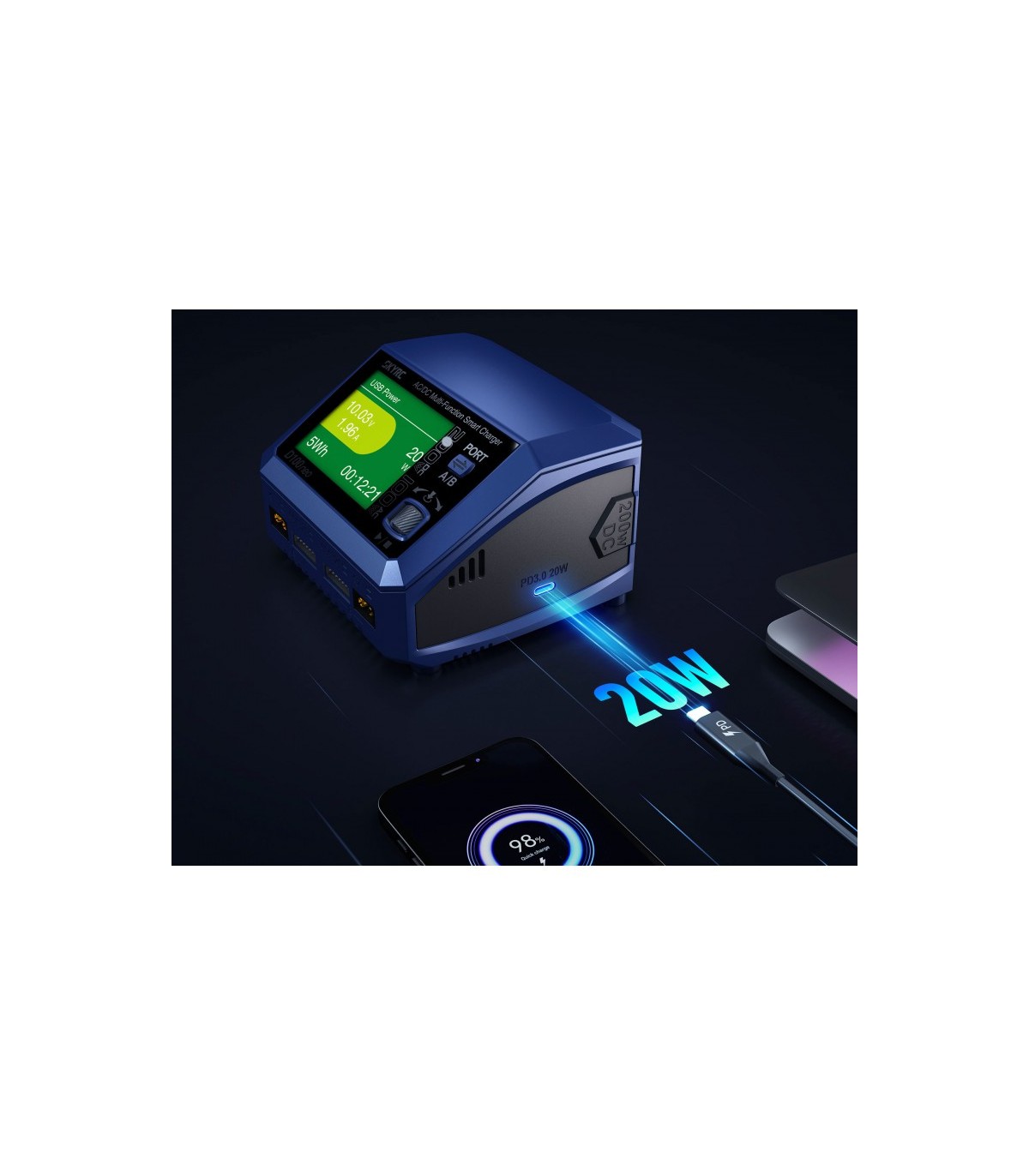 copy of CHARGEUR Q200 NEO QUATTRO AC/DC (AC MAX 200W - DC MAC 400W) - SKYRC