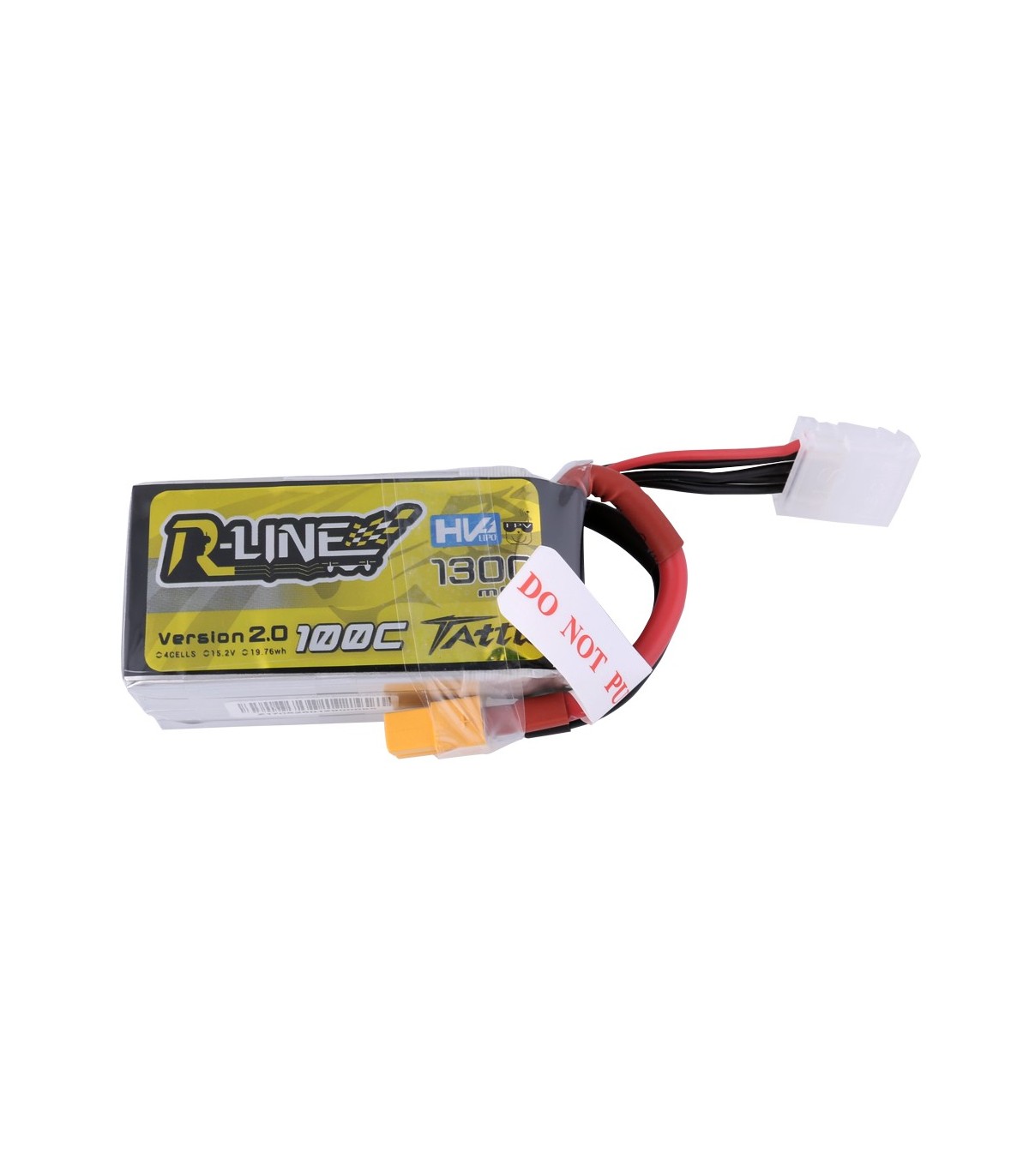 4S 1300mAh 100C HV TATTU R Lijnbatterij