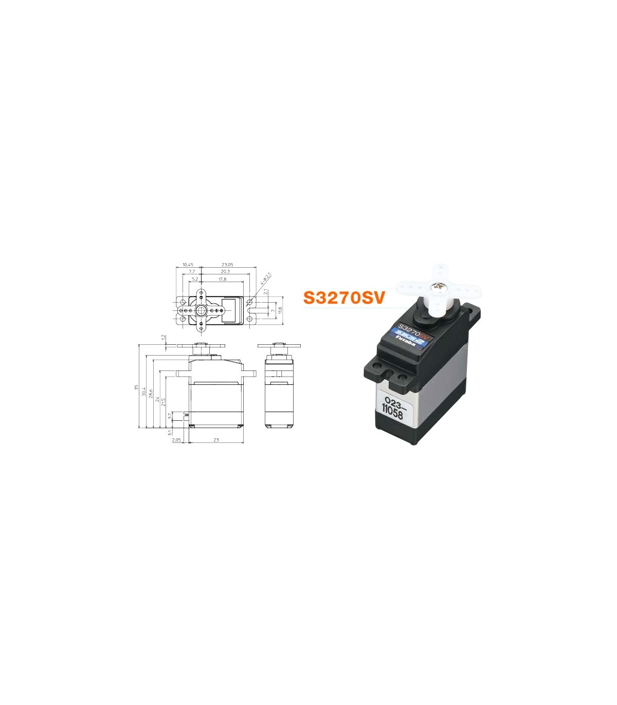 Servo FUTABA S3270SV