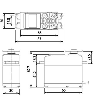 Servo FUTABA S3306