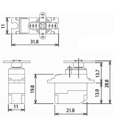 Servo FUTABA S3107