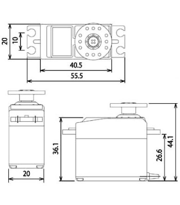 Servo di FUTABA S3001