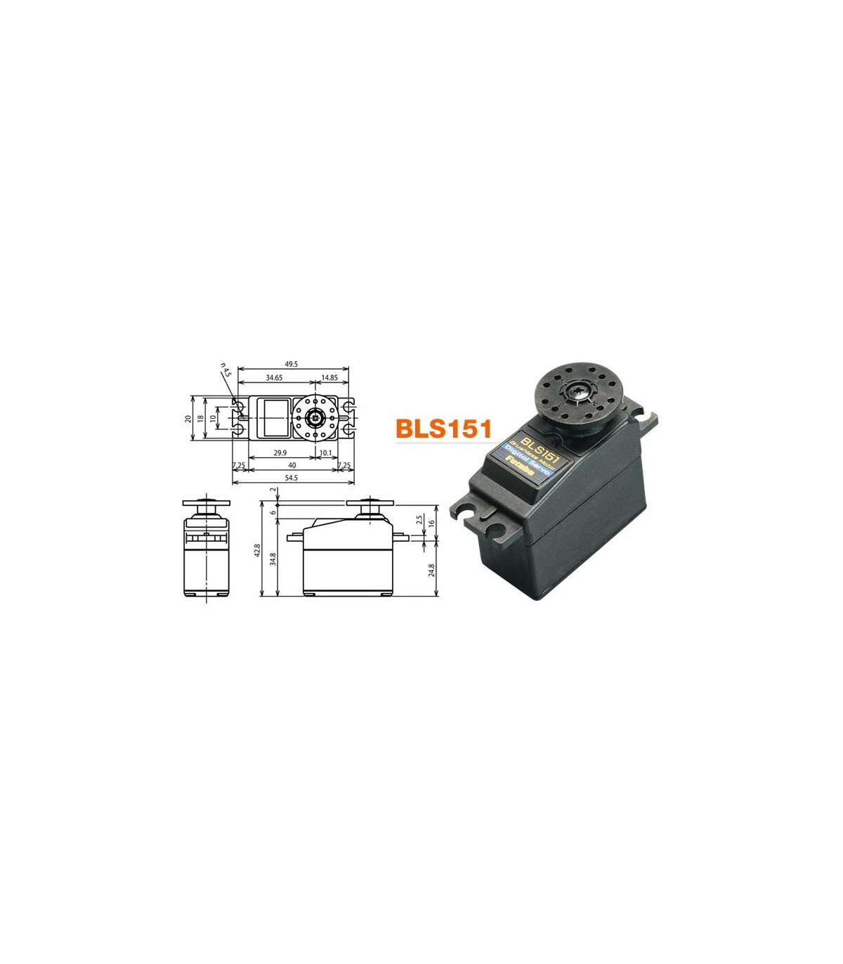 Servo FUTABA BLS151