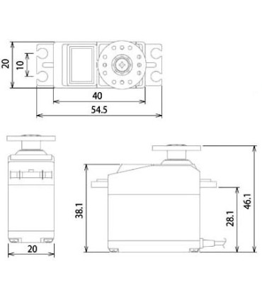 Servo FUTABA BLS252