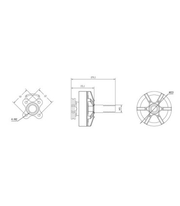 Xnova 1804 3500KV combo 4 engines
