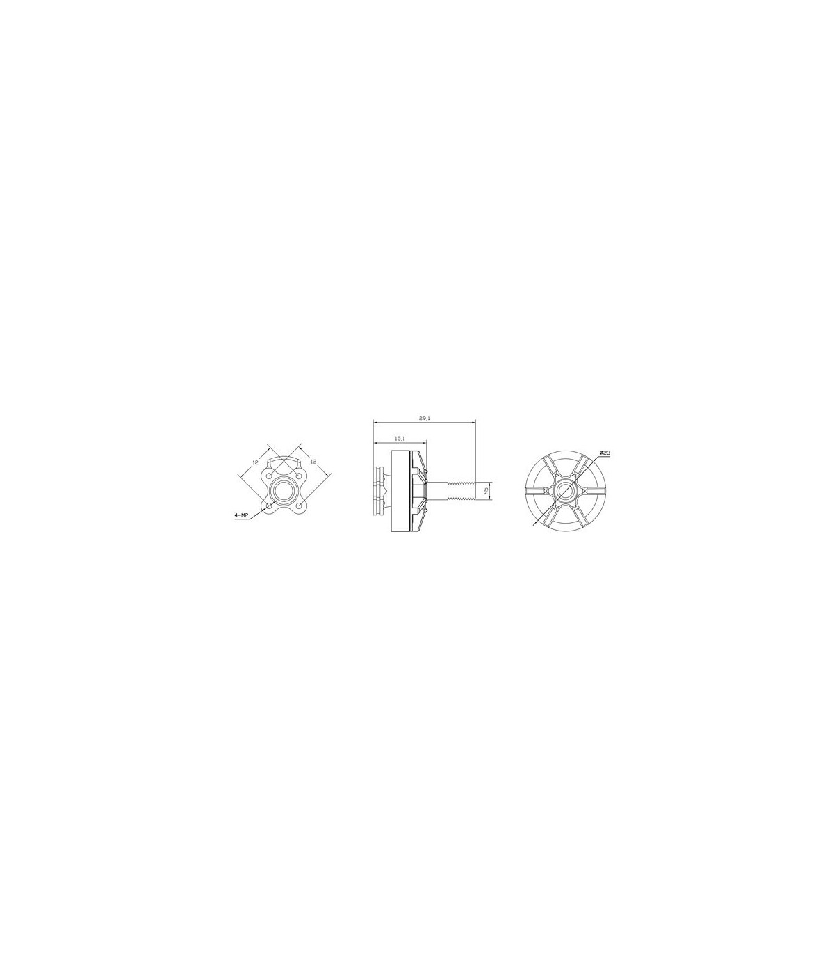 Xnova 1804 3500KV combo 4 engines